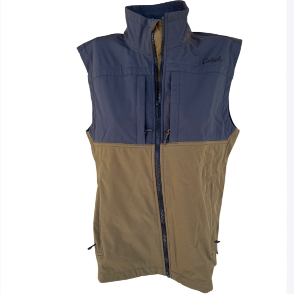 Bass Pro Shops Navy and Brown Men's Vest